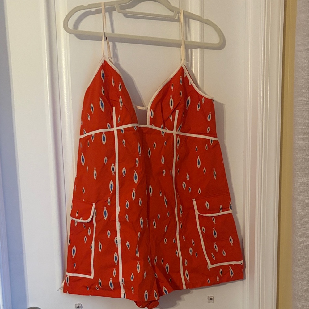 Anthropologie Fish Romper
